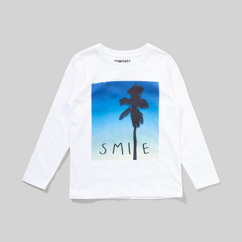 Malianne LS Tee White