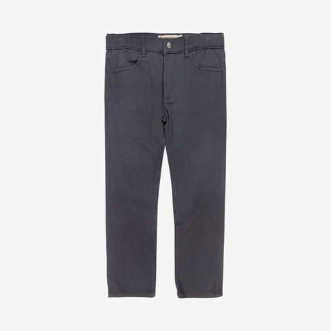 Vintage Black Skinny Twill Pant