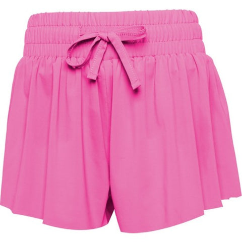 Fly Away Shorts-Barbie Pink