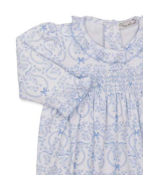 Blue Bow Playsuit-Kissy Kissy-Fritz and Gigi