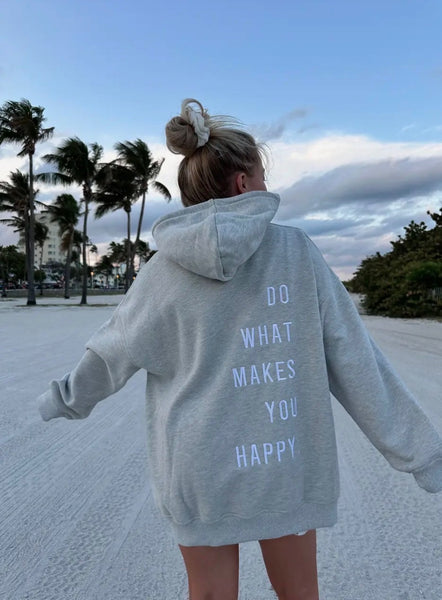 Do What Makes You Happy Hoodie-Sunkissed Coconut-Fritz and Gigi