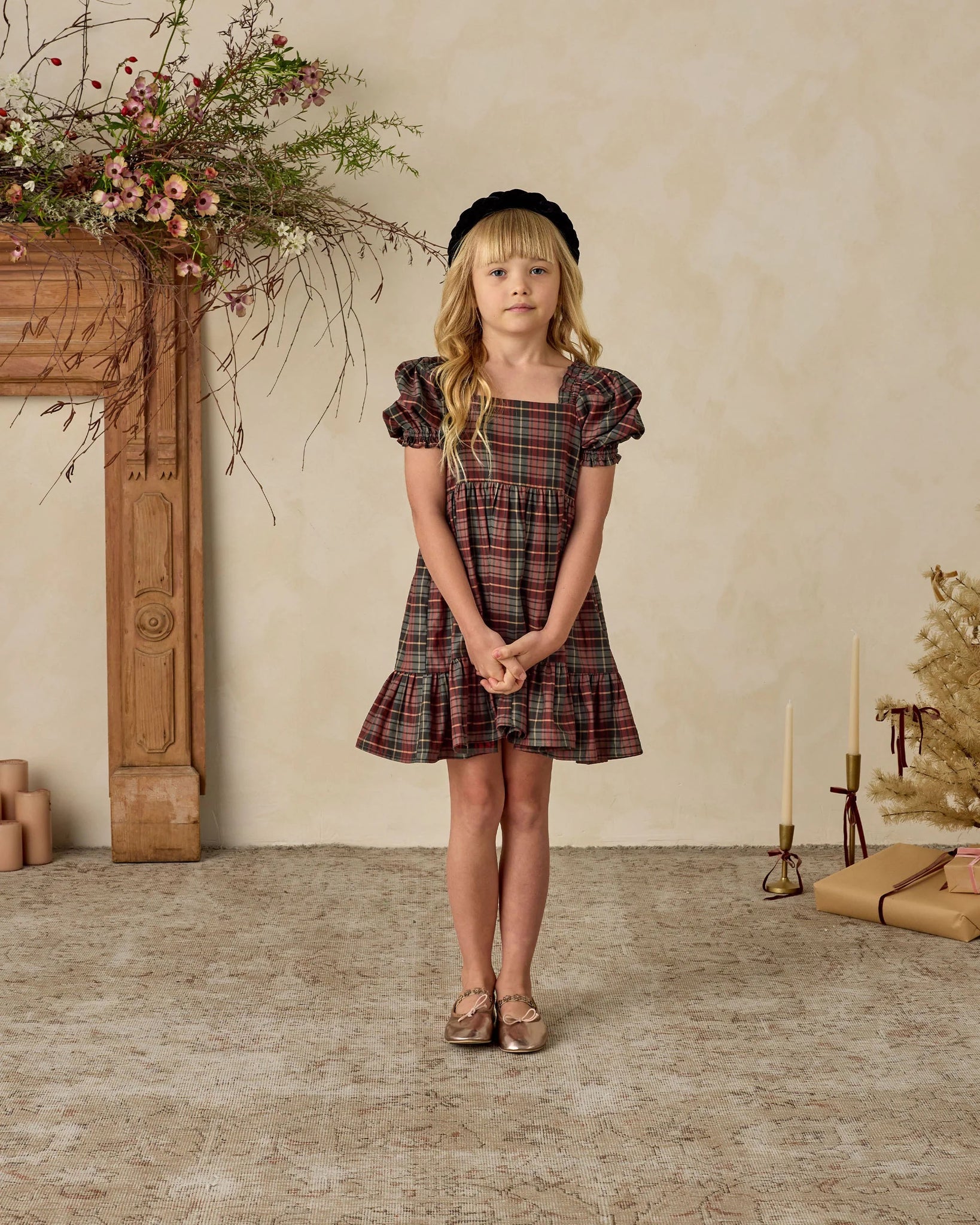 Louella Dress Winter Tartan