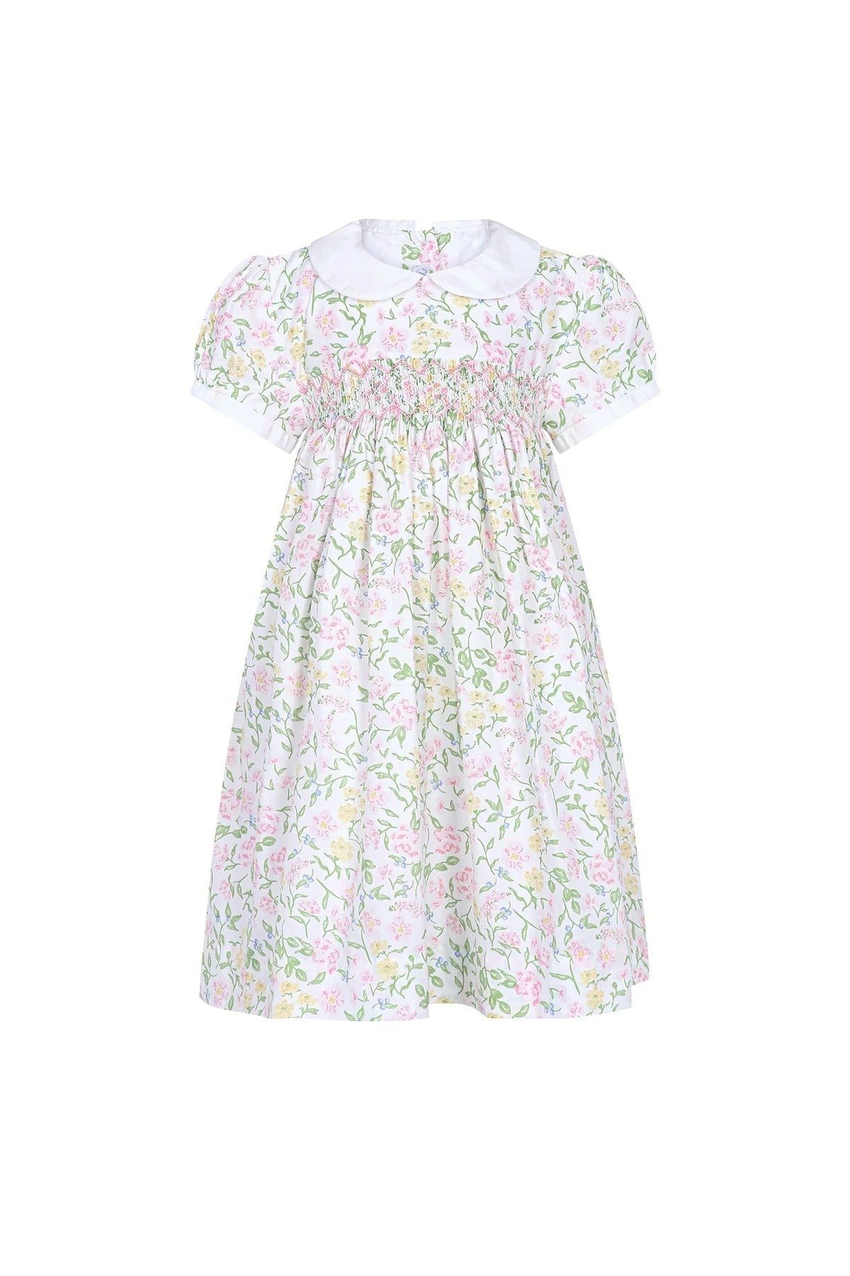 Print Smocked Dres