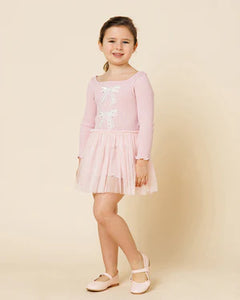 Glitter Bows Dress Pink
