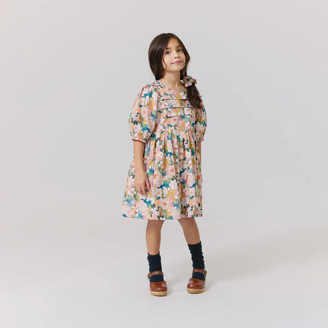 Girls Evelyn Dress - Watercolor Floral