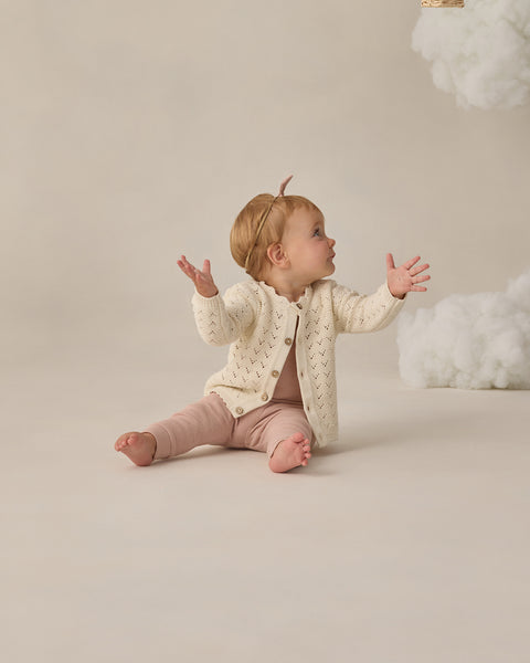 Scalloped Cardigan Natural-Quincy Mae-Fritz and Gigi