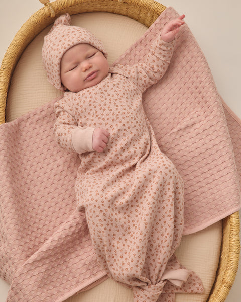 Knotted Baby Gown + Hat Set Posy-Quincy Mae-Fritz and Gigi