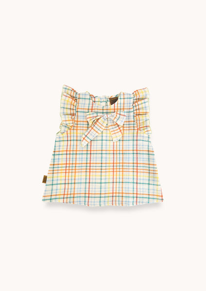 Dress Yellow/Blue Check-Hebe-Fritz and Gigi