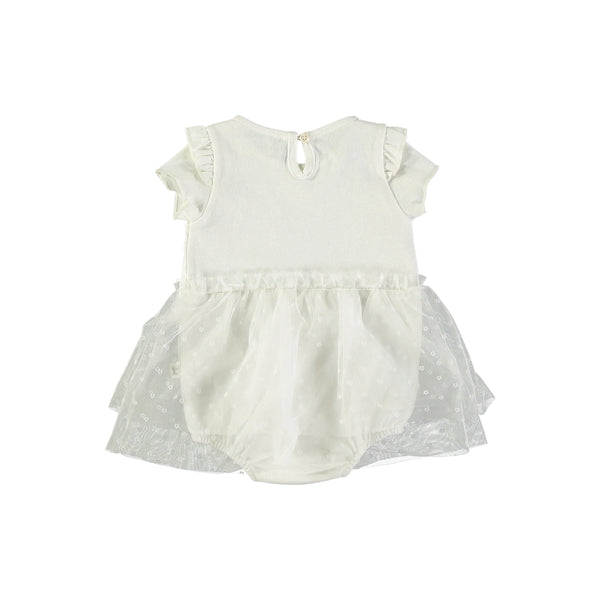 White Romper Dress-Petit Indi-Fritz and Gigi