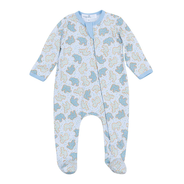 Animal Crackers Zip Footie