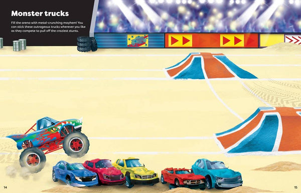 Big Sticker Book of Trucks : Usborne