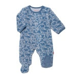Arctic Friends Velour Footie