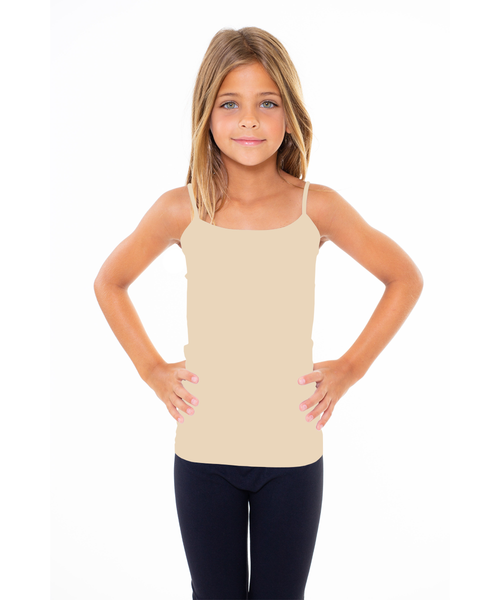 Girls (7-10) Full Camisole : RASPBERRY