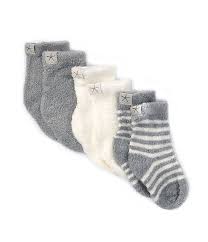 Cozychic Infant 3-pack socks-Barefoot dreams-Fritz and Gigi