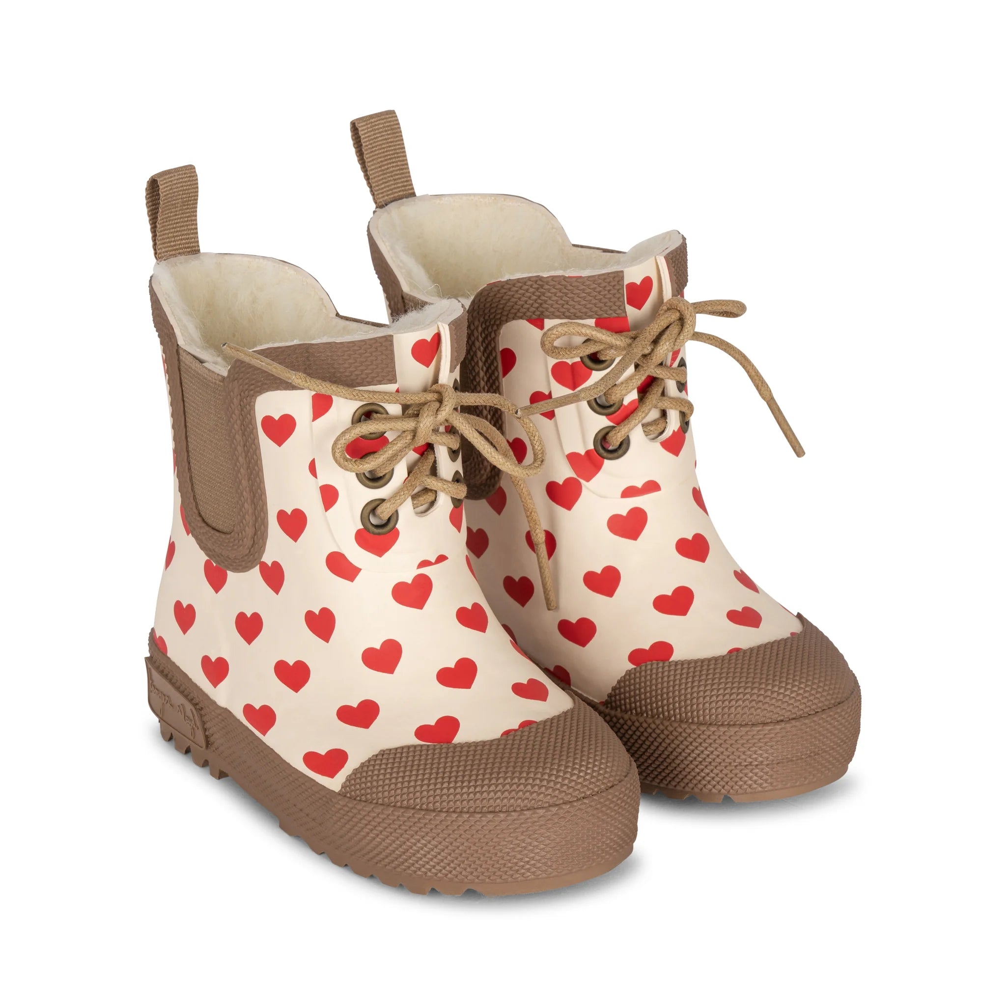 Thermo Print Boots Coeur Rouge