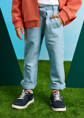 Linen pants Blue/gray