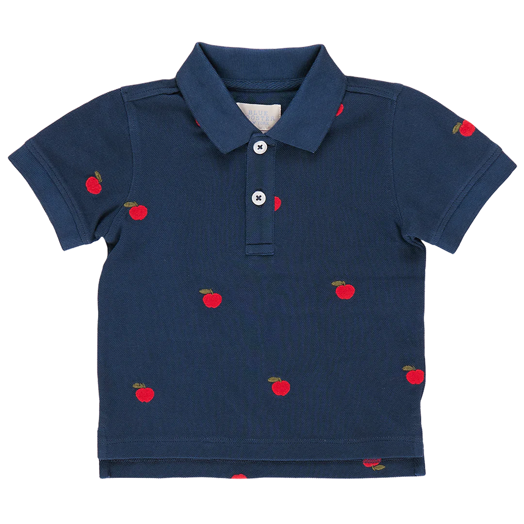 Boys Alec Shirt - Apples Embroidery