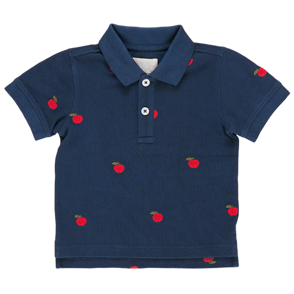 Boys Alec Shirt - Apples Embroidery