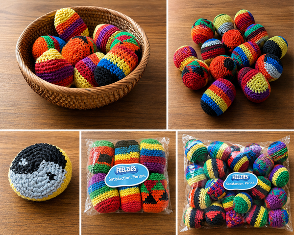 Crochet Ball-Feelzies-Fritz and Gigi