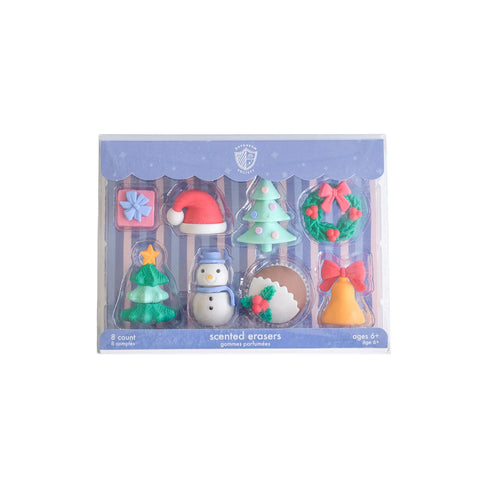 Christmas Scented Eraser Set
