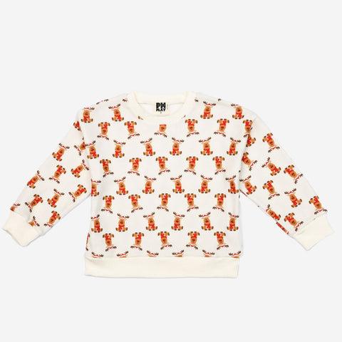 Cream Reindeer Sweatshirt