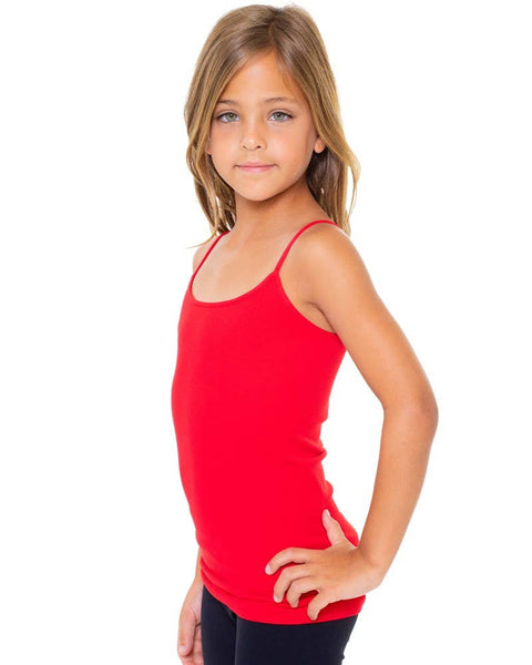 Girls (7-10) Full Camisole : RASPBERRY