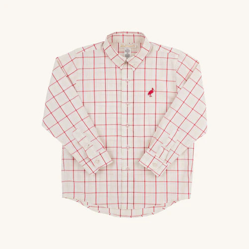 Dean's List Dress Shirt Red
