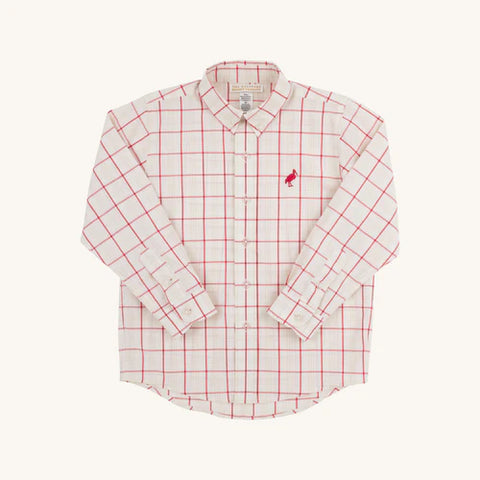 Dean's List Dress Shirt Red
