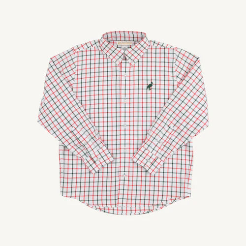 Dean's List Dress Shirt Red/Green