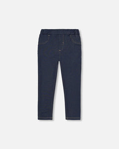Dark Blue Denim Jegging