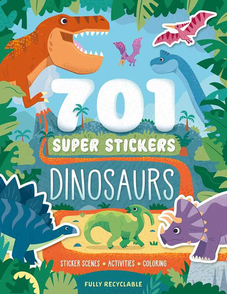 701 Super Stickers Dinosaurs-Simon & Schuster-Fritz and Gigi