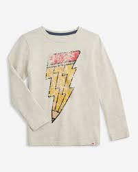 Lightning Pencil Graphic Long Sleeve