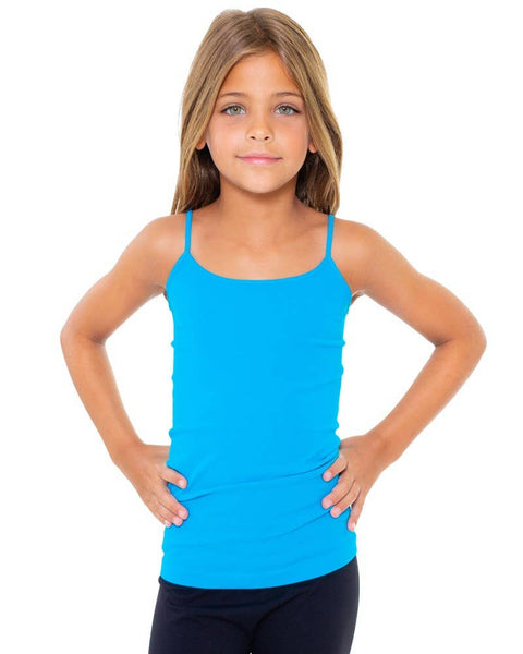 Girls (7-10) Full Camisole : WHITE