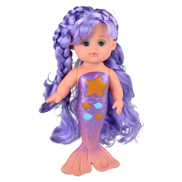 (T) 9" BATH TIME MERMAID DOLL
