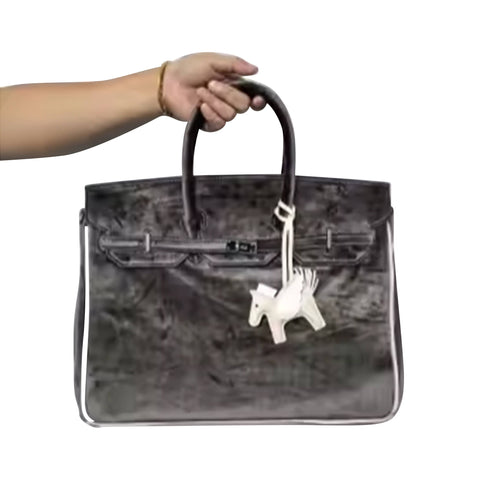 The London Velvet Tote Bag