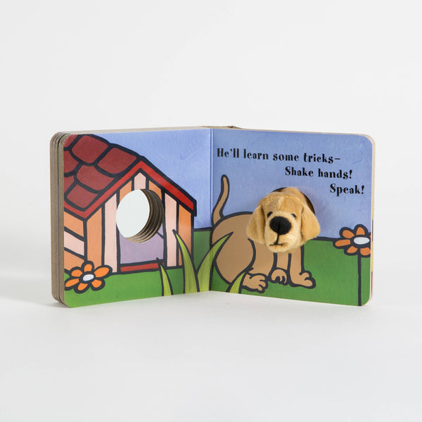 Little Puppy: Finger Puppet Book-Chronicle Books-Fritz and Gigi