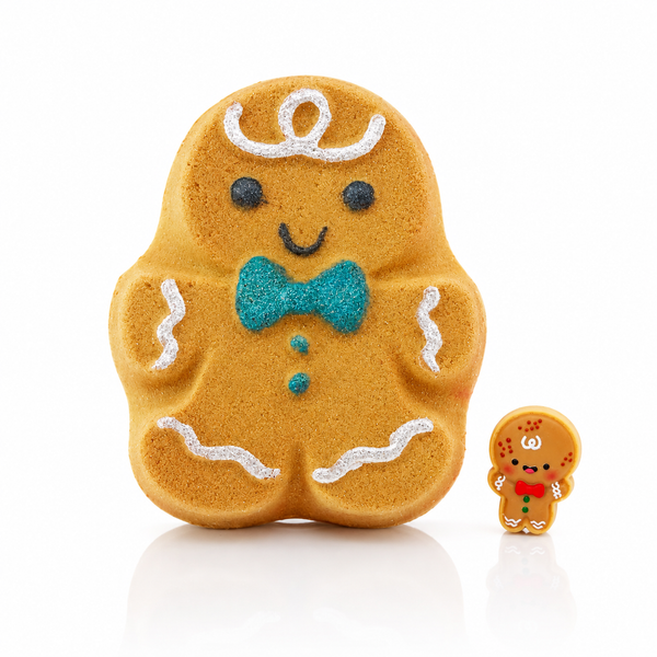 Gingerbread Man PRIZE Bath Bomb-Sweet Bath Co-Fritz and Gigi