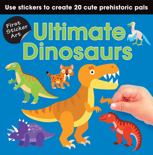 First Sticker Art: Ultimate Dinosaurs (TP)-Sourcebooks-Fritz and Gigi