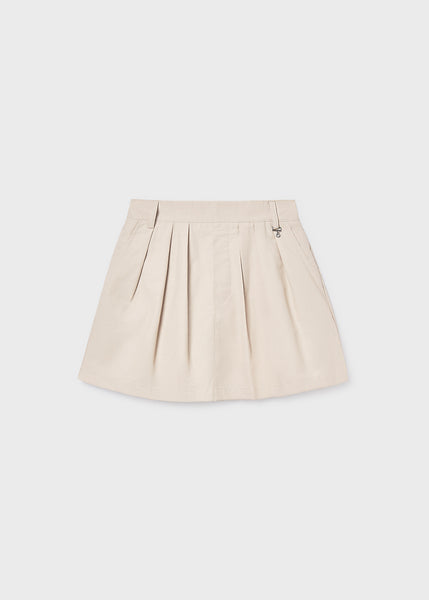Gabardine Skort Natural 6902-34-Mayoral-Fritz and Gigi