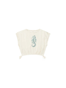 Cropped Cinched Tee Gelato
