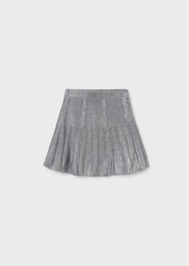 Silver Knit Skirt