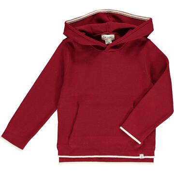 Leiper Red Hooded Sweater