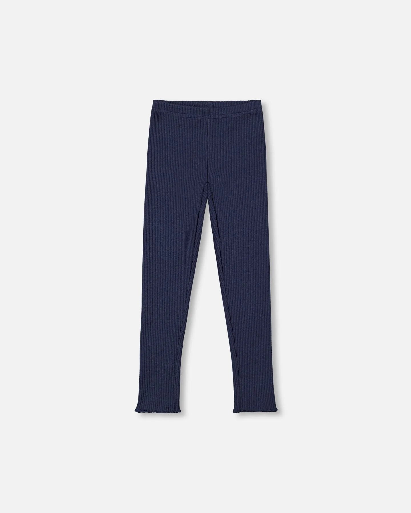 Navy Rib Legging