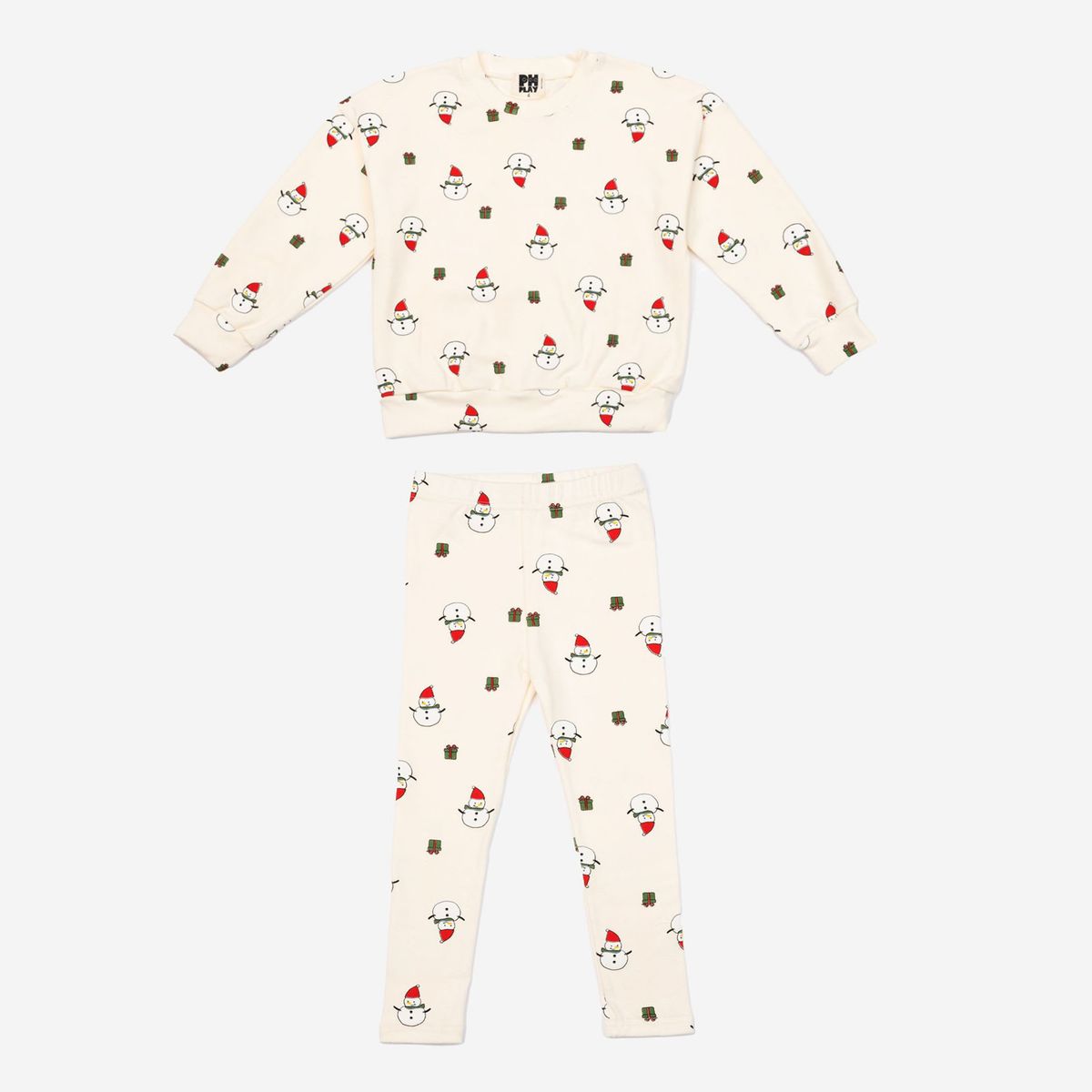 Snowman Sweatshirt Set