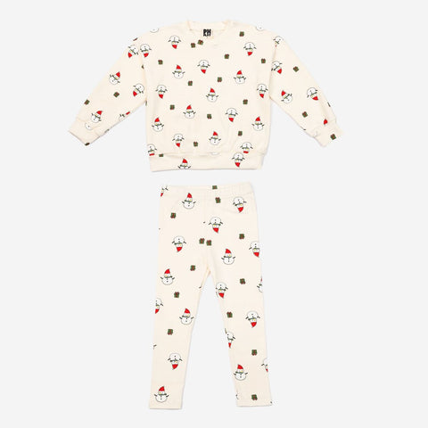 Snowman Sweatshirt Set