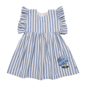 Sarita Dress Blue Stripe