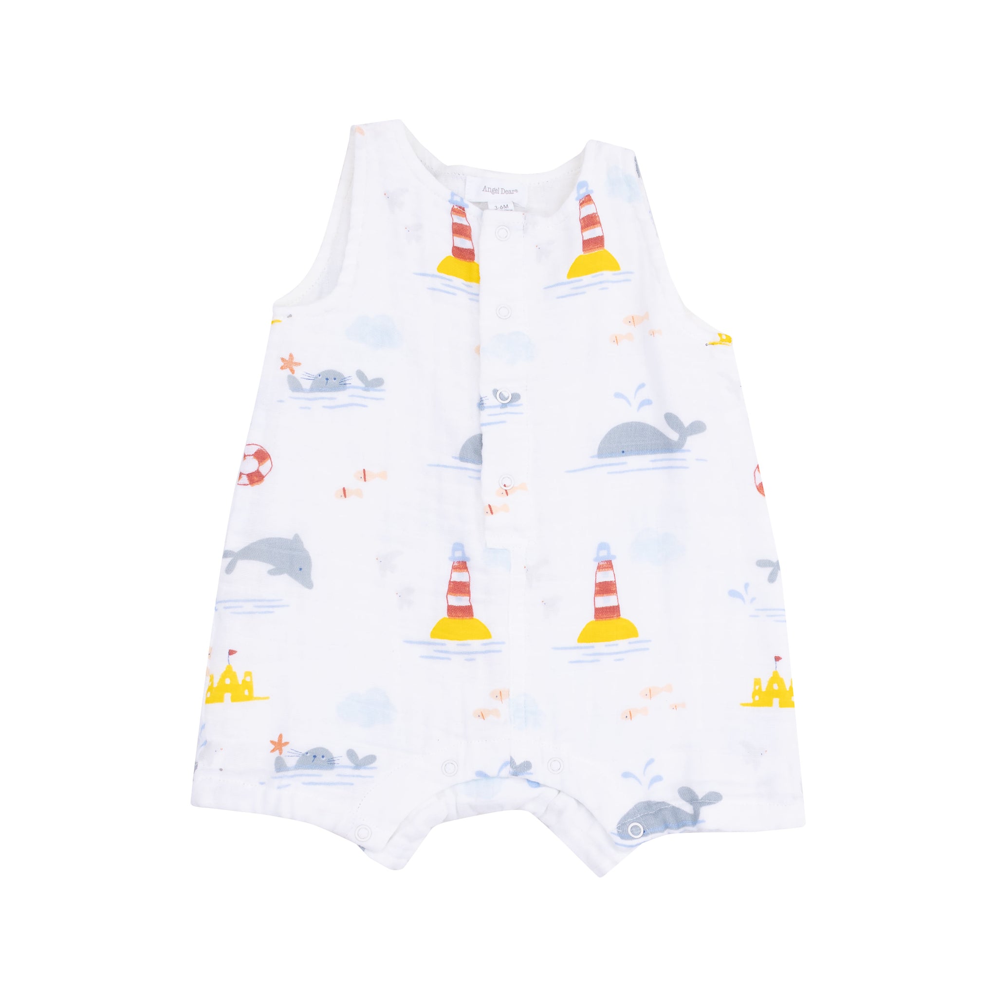 Take Me To The Sea Sleevless Shortie Romper
