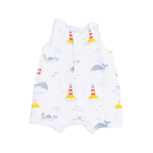 Take Me To The Sea Sleevless Shortie Romper