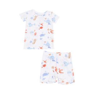 Coastal Abcs Loungewear Short Set