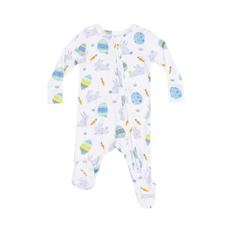 Easter Bunnies 2 Way Zipper Footie